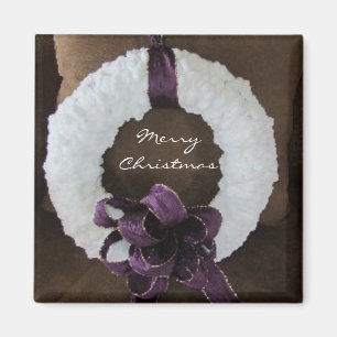 Aimant Couronne de Noël