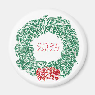 Aimant Couronne de Noël magnétique