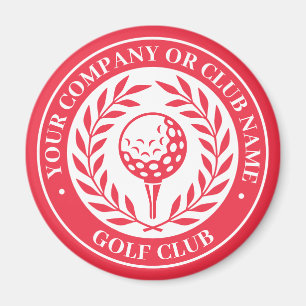 Aimant Couronne de victoire de golf classique Nom personn