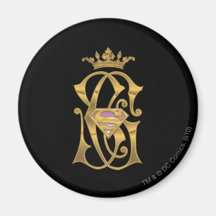 Aimant Couronne d'or Supergirl