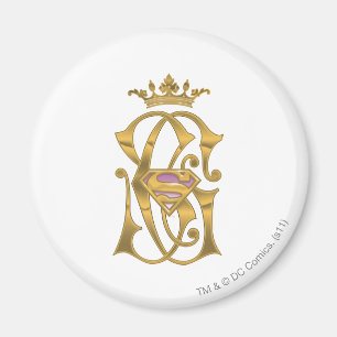 Aimant Couronne d'or Supergirl