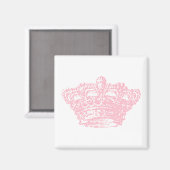 Aimant Couronne rose (Recto/Verso)