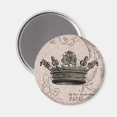 Aimant Couronne vintage...magnet (Recto/Verso)