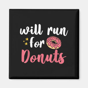 Aimant Courra pour des Donuts - Motivation Vie Fitness