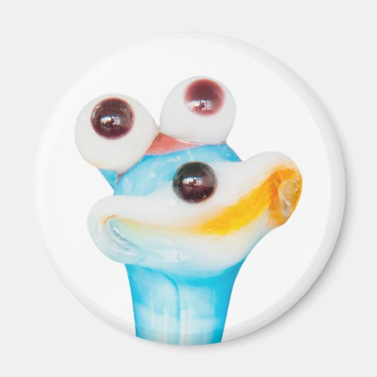 AIMANT COURRIEL EN VERRE SOURIANT (Devant)