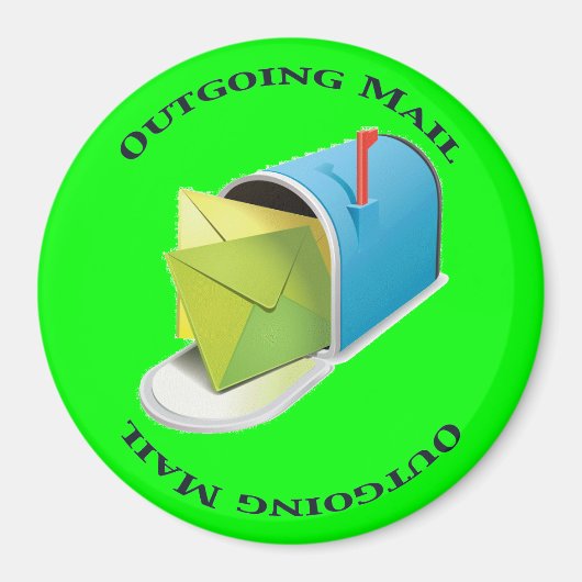 Aimant Courrier sortant (Devant)