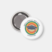 Aimant Cours de fin d'études secondaires personnalisé de (Recto/Verso)