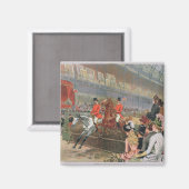 Aimant Course à cheval, 1886 (Recto/Verso)