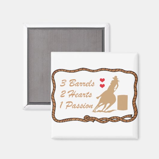 Aimant Course de barils (Recto/Verso)