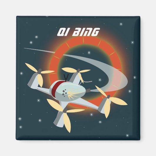 Aimant Course de drones (Devant)