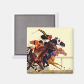 Aimant Course de Thoroughbred (Recto/Verso)
