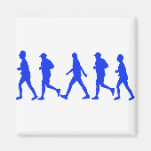 Aimant Course Jogging Marche (Devant)