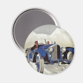 Aimant Course routière vintage (Recto/Verso)