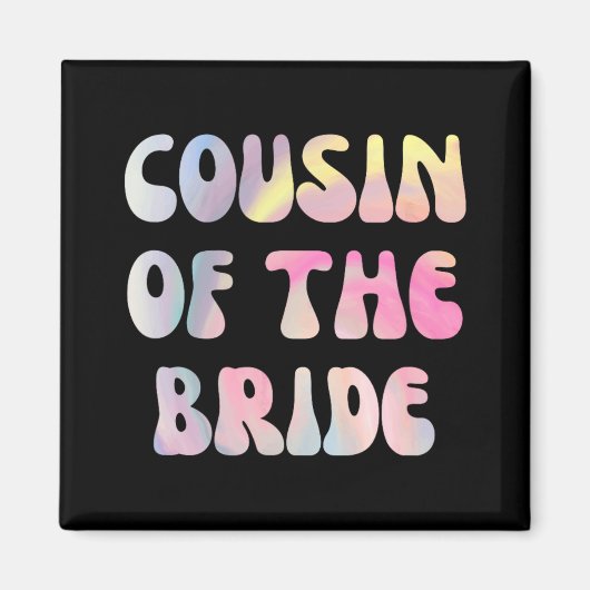 Aimant Cousin Amusant De La Mariée (Devant)