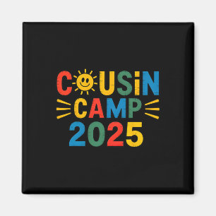 Aimant Cousin Camp 2025 Camping Feu de camp Amateur Vacan