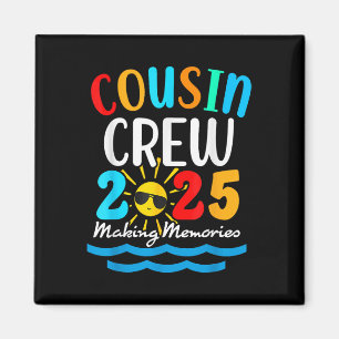 Aimant Cousin Crew 2025 Summer Vacation Beach Voyage en f