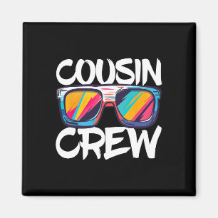 Aimant Cousin Crew Adultes Enfants Qui Correspondent À L'