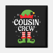 Aimant Cousin Crew Elf Xmas Correspondant Famille Elf Squ (Devant)