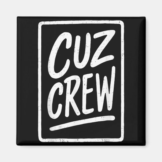 Aimant Cousin Crew Family Matching Funny Cousin Squad Tee (Devant)