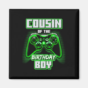 Aimant Cousin De L'Anniversaire Garçon Correspondant Fami