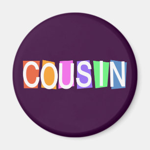 Aimant Cousin rétro
