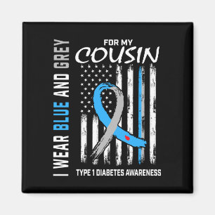 Aimant Cousin t1d diabète de type 1 sensibilisation drape