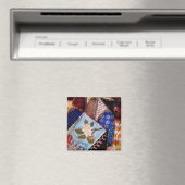 Aimant Couture - Patchwork - courtepointe de grand-mère (In Situ (Lave-vaisselle))