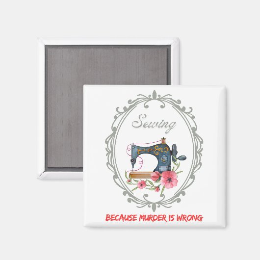 Aimant Couture victorienne vintage (Recto/Verso)