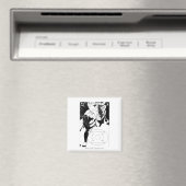 Aimant Couvercle de fond de la lanterne verte, noir et bl (In Situ (Lave-vaisselle))