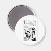 Aimant Couvercle vert et Sinestro, noir et blanc (Recto/Verso)