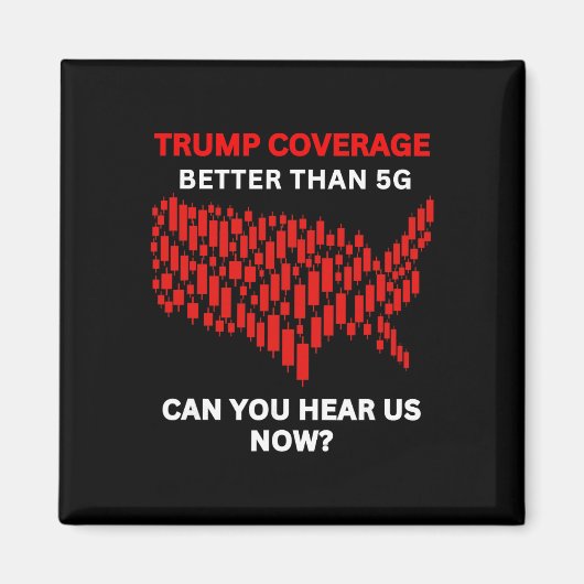 Aimant Couverture anti-Trump meilleure que la carte améri (Devant)