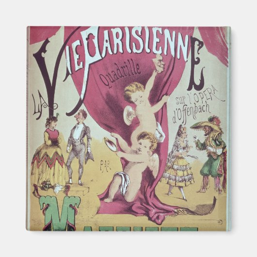 Aimant Couverture de la feuille de partition 'La Vie Pari (Devant)