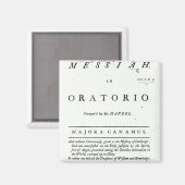 Aimant Couverture de la partition (Recto/Verso)