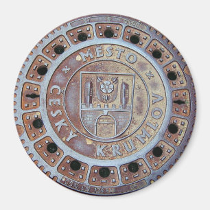 Aimant Couverture d'égout de Cesky Krumlov