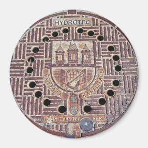 Aimant Couverture d'égout de château de Prague