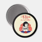 Aimant Couverture du livre Alice (Recto/Verso)