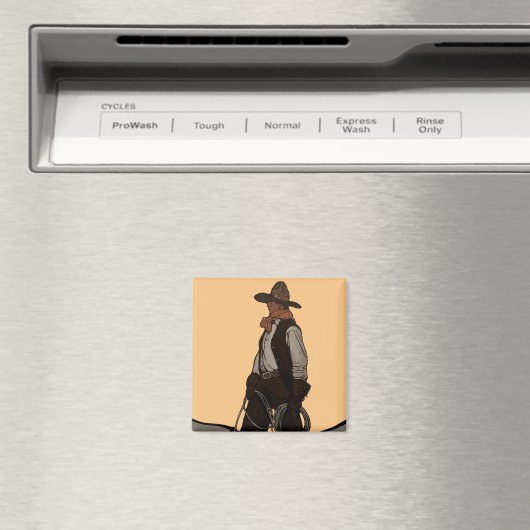 Aimant Couverture du magazine Cowboy par NC Wyeth (In Situ (Lave-vaisselle))