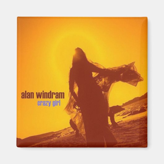 Aimant couverture fille folle (Devant)