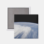 Aimant Couverture nuageuse au-dessus de l'océan Pacifique (Recto/Verso)