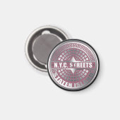 Aimant Couvertures de trou d'homme Staten Island (Recto/Verso)