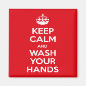 Aimant Covid-19, Coronavirus, Keep Calm (Devant)