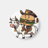 Aimant Cow Riding Hamburger (Devant)