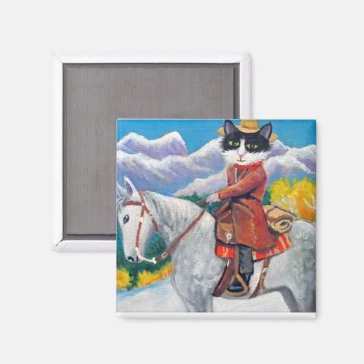 Aimant Cowboy (Recto/Verso)