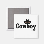 Aimant cowboy (Recto/Verso)