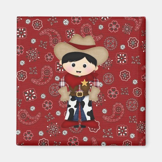 Aimant Cowboy (Devant)