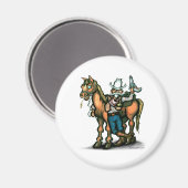 Aimant Cowboy (Recto/Verso)