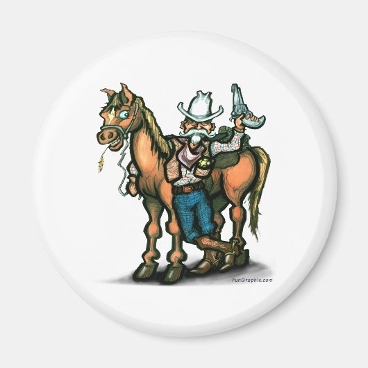 Aimant Cowboy (Devant)