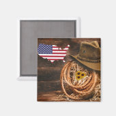 Aimant Cowboy (Recto/Verso)
