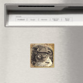 Aimant Cowboy Chat 3 (In Situ (Lave-vaisselle))