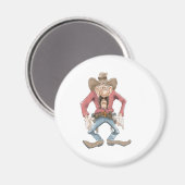 Aimant Cowboy prêt à dessiner (Recto/Verso)